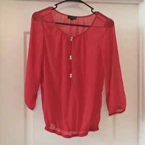 The Limited pink blouse XS